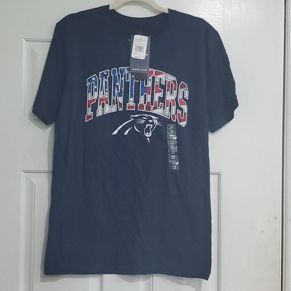 NWT Carolina Panthers Patriotic Short Size Medium